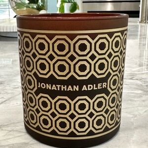 Jonathan Adler Brown Geometric Design Candle